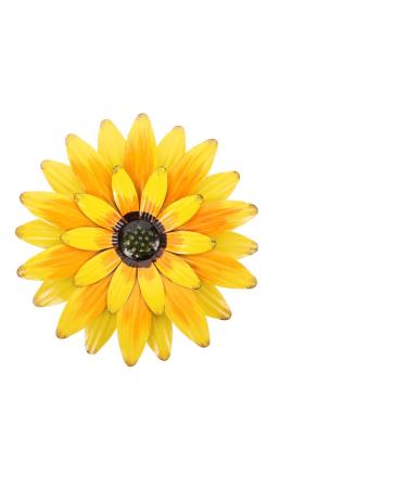 STOBAZA Sunflowers Wall Decor Decorations for Bedroom Wall Decor for Bathroom Iron Wall Art 31.50X31.50X3.00CM Multi