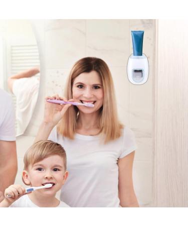 WOBBLO Toothpaste Saving Toothpaste Wall Mounted Squeezer Roller for Bathroom without Drilling Easy to Use Hygienic for Children and Adults Blue Haze - Buy Online on GoSupps.com