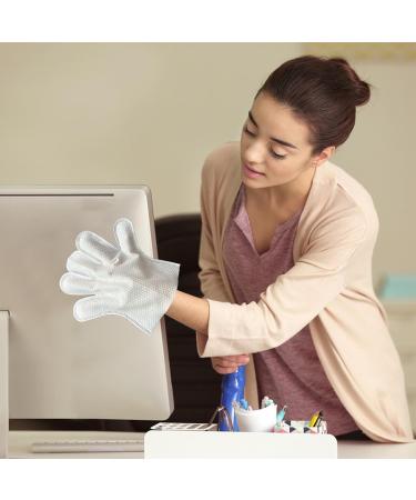 House Cleaning Gloves | Dusting Mitt Dust Removal Gloves Water Absorbent Cleaning Mitt Dusting Wipes for Window Floors Tables - Buy Online on GoSupps.com