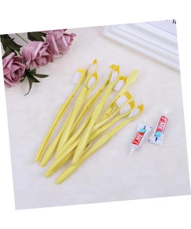 Minkissy 30-Piece Travel Toothbrush & Toothpaste Kit | Soft Bristles Oral Hygiene Set for Hotels & Travel - Buy Online on GoSupps.com