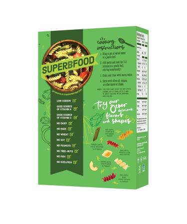 Cybele's Free to Eat Gluten-Free & Grain-Free Superfood Green Rotini - Plant-Based Protein, Vegan, 8oz Box - Buy Online on GoSupps.com