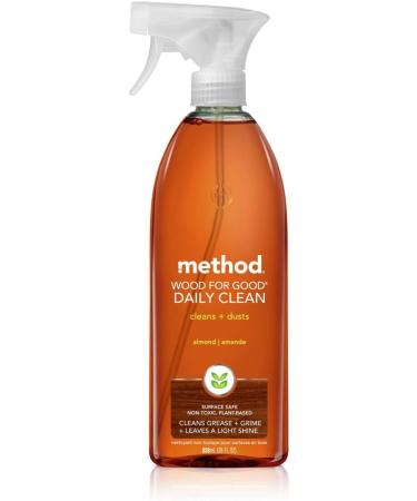 Method Naturally Derived Wood Cleaner Spray - Almond Scent 4 Pack (112 Oz) | Eco-Friendly Daily Cleaner for All Surfaces - Buy Online on GoSupps.com