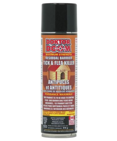 Doktor Doom Maximum Strength Residual Barrier Tick & Flea Killer 515g
