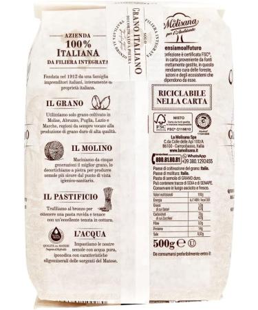  Italian Gourmet E.R. La Molisana Quadrotto N. 88 Pasta Lenta Lavorazione Lot de 5 p tes base de semoule de bl dur Bronze 500 g + Polpa Italian Gourmet 400 g - Buy Online on GoSupps.com