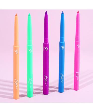  Naqqios Colored Liquid Eyeliner Colored Eyeliner | Quick-drying UV fluorescent liquid liner 12 waterproof colors Highly pigmented long-lasting eye makeup kit for festivals - Buy Online on GoSupps.com