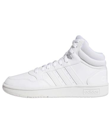 adidas Women's Hoops 3.0 Mid Shoes Sneakers 38 2/3 EU Ftwr White Ftwr White Dash Grey