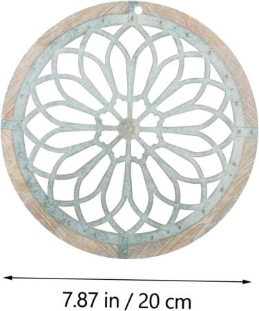Zerodeko Pattern Disc Wall Decorations for Home Wall Hanging Art Sculpture Acrylic Wall Pendant Round Alien 20x20cm Coffee - Buy Online on GoSupps.com