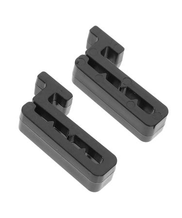 JECOMPRIS 1 pair of hooks for helmet mask Practical mask holder connections for ear masks snowboard face mask Ski mask mask holder for bicycle helmets ski helmet-mask connections ride PVC 4x2x1cm