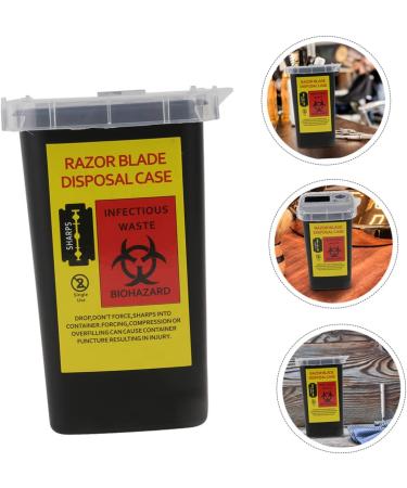 Minkissy 8 STK Blade Storage Box - Eco-Friendly Barber Razor Blade Dispenser & Recycling Container - Buy Online on GoSupps.com