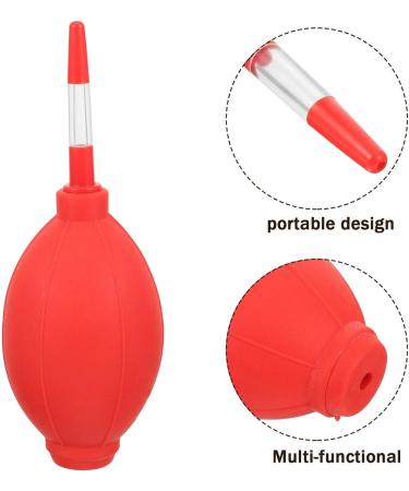 Lurrose Ear Cleaning Device - Air Blower & Dust Ball for Electronics Keyboards & Succulents - Red Hand Bulb Wash Tool - Buy Online on GoSupps.com