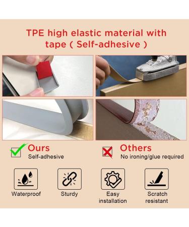 flintronic 5m*20mm U-Shape Flexible Furniture Edge Banding Baby Safty Baby Edge Protector Self Adhesive TPE Wood Edging Tape DIY Furniture Edge Trim for Table Cabinet Furniture Restoration Gray 5m*20mm - Buy Online on GoSupps.com