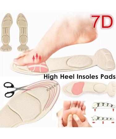 CSCDD 7D Memory Foam High Heel Insoles - Non-Slip Sweat Absorbent & Breathable Pads for Maximum Comfort - International Shipping Available - Buy Online on GoSupps.com