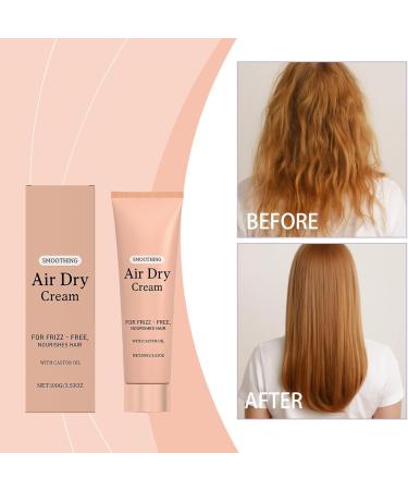 Hair cream for styling 100 g airdrying cream without conditioner for longlasting care moisturizing supple shiny smoothing light hold curl strengthening smoothing and defined - Buy Online on GoSupps.com