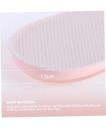 FOMIYES Heightening Insoles - Orthopedic Shoe Cushions for Men | Invisible Height Increase | 3 Pairs Pink PU Inserts - Buy Online on GoSupps.com
