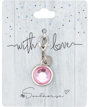 Soulhorse Bridle Ranges & Lucky Charms for Horses | Keychains & Trailer Charms with Artificial Stone - Shop Charm Lucky Stone Rose - Buy Online on GoSupps.com