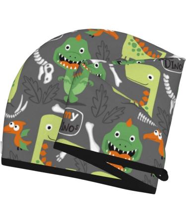 Buy Cartoon Dinosaurs Hair Towel Wrap | Quick Drying Turban for Effortless Hair Care - Buy Online on GoSupps.com