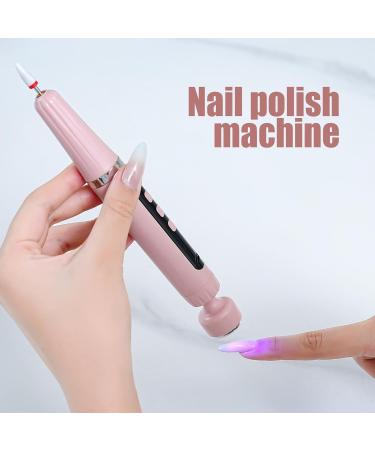 Moreeulsi UV Nail Lamp - 2 in 1 Nail File with Small UV Light - Portable Nail Filer for Gel Nails Acrylic Nails False Nails Dip Nail Artificial Nails - Buy Online on GoSupps.com