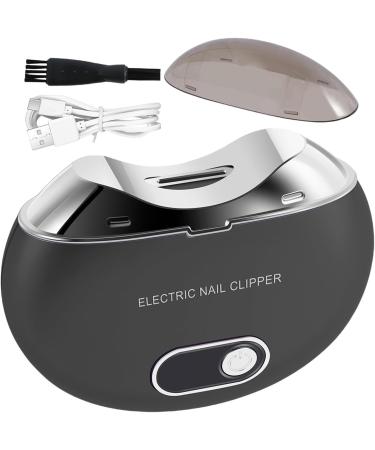 Fingernail Cutters for Seniors - Electric Automatic Nail Clipper - Nail Scraps Storage Clipper Rechargeable LCD Digital Display Clipper Light & 3 Speeds for Children Seniors Black - Buy Online on GoSupps.com