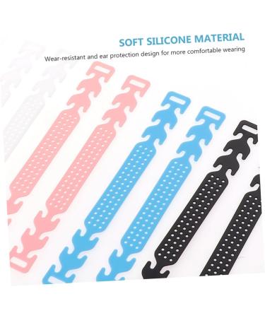 Solustre 10 Pack Ear Buckle Extenders - Practical Mask Strap & Earring Connectors - White Hook 15x1.5cm for Easy Use - Buy Online on GoSupps.com