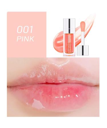 Hydrating Lip Glow Oil Plumping Tint 6ML (#01) - Non-sticky Transparent Lip Care with Big Brush Head for Glitter Shine - Primer Lip Tint - Buy Online on GoSupps.com