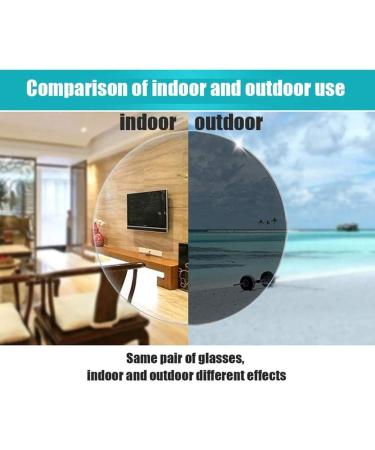 Buy Riccie Phototropic Sunglasses for Men - Metal Frame Aspherical Resin Reading Glasses Diopter +0.25 to +3.0 | Perfect for Outdoor Use | International Shipping - Buy Online on GoSupps.com