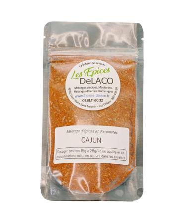CAJUN 100g M ... m langes d' pices herbes aromates condiments piments pour viandes poissons l gumes marinades salades barbecue - Les EPICES DeLACO