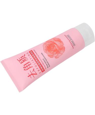 Qukaim Exfoliating Gel Exfoliating Gel Moisturizing Exfoliator with Rose Extract 120g Oil Control Cuticle Removal Deep Pore Cleansing - Buy Online on GoSupps.com