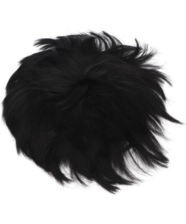 Men's Short Toupee: Comfortable Breathable Hair Topper Wig for Everyday Use and Cosplay Ideal for Halloween Fashionable Handsome Look - Buy Online on GoSupps.com