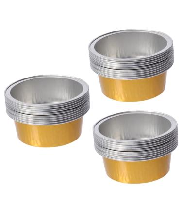 Frcolor 30 pieces of wax melting bowl disposable container mini portable heating heater heating devices wax bowl wax warmer foil warmer Wax bean melting bowl wax accessories goldenx3st 5x5cmx3pcs