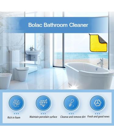 Bolac Bathroom Foam Cleaner Bolac Bathroom Cleaner All-purpose Rinse-free Cleaning Spray (1pc) - Buy Online on GoSupps.com