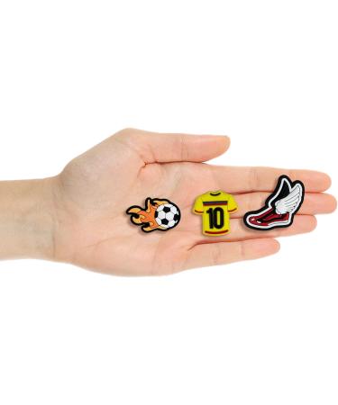 Soccer Charm for Clog Shoes - Sports Shoe Decor for Boys, Kids, Teens, Men - Perfect Gift - Buy Online on GoSupps.com