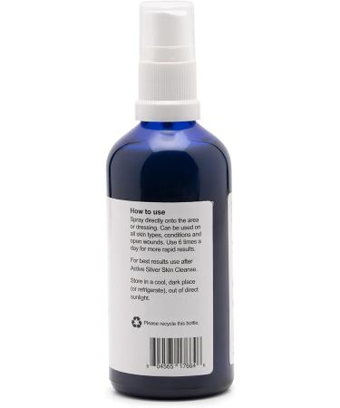 Active Silver Magic Gel Spray 100ml with Colloidal Silver and Aloe Vera | UK Made for Home & Travel Use - 1 Bottle - Buy Online on GoSupps.com