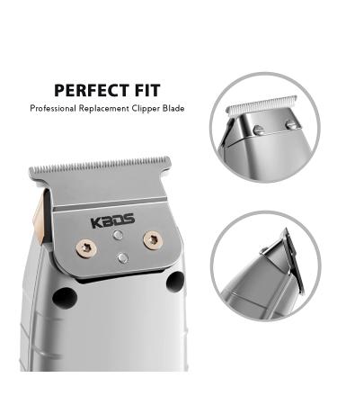 KBDS T Outliner Replacement Blades - Ceramic T Blade + Silver Steel Blade for 04521 Hair Trimmer - Buy Online on GoSupps.com