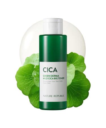 Nature Republic GREENDERMA MILD CICA Toner 100ml | Soft Feeling Toner Soothes Moisturizes Relieves Dryness