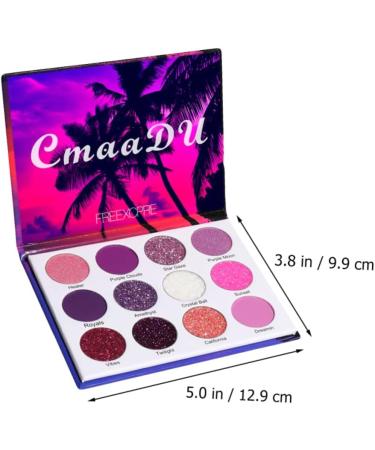 Beavorty 2 Boxes eyeshadow palette metal tray makeup pallet glitter eye shadow Cosmetics Makeup Eye Shadow 1 count (Pack of 1) Colorfulx2pcs - Buy Online on GoSupps.com