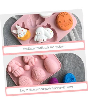 Alipis 3pcs Easter Cake Mold Easter Molds Easter Bunny Cake Pans for Baking Chocolate Mold Silicone Bunny Mold Easter Ice Baking Tools Silicone Cake Mold Silica Gel Biscuit Ornaments - Buy Online on GoSupps.com