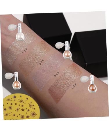 FOMIYES 4pcs Body Glitter Highlighter Spray | Ultra-Fine Loose Glitter Body Powder for Radiant Glow | International Shipping Available - Buy Online on GoSupps.com