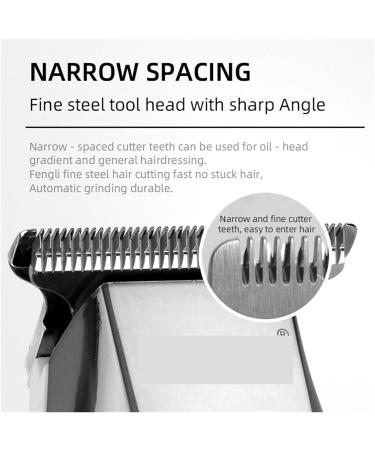 KM-5027 Professional Hair Clipper & Beard Trimmer for Men - Adjustable Speed Electric Razor with LED Display - Buy Online on GoSupps.com