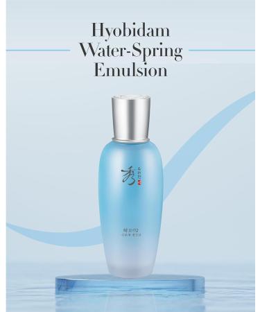 Sooryehan Hyobidam Water-Spring Emulsion | Lightweight Korean Moisturizer with Fermented Ginseng & Hyaluronic Acid | 130ml Hydrating Lotion for Elastic Skin - Buy Online on GoSupps.com
