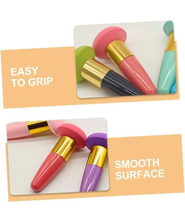 Beatifufu Beauty Egg Brush Pen Blending Sponges for Makeup Foundation Sponge Makeup Sponges for Blending Sponges with Handle Foundation Powder Puff Sponge Makeup Tools - Buy Online on GoSupps.com