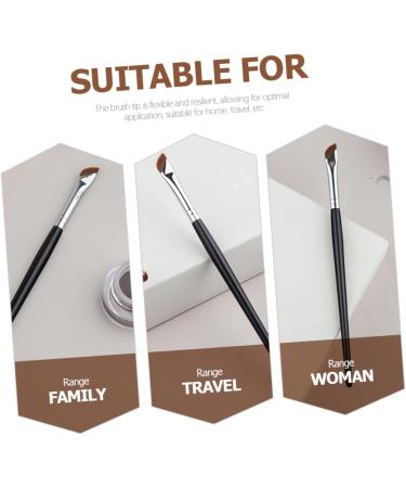 DOITOOL 6 Pcs Eyebrow Brush Makeup Brush Thin Precision Eyeliner Brush Angled Concealer Brush Eye Gel Eyes - Buy Online on GoSupps.com