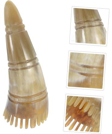 Magiclulu Massage Kamm Hair Tanning Brush & Scalp Comb - Portable Hand Massager for Healthy Hair & Scalp Care (16.5x6.2cm Khaki) - Ideal for Nursing & Hair Cleaning - Buy Online on GoSupps.com