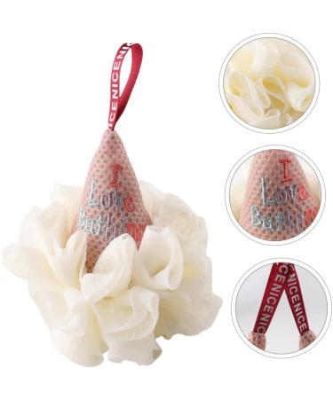 Housoutil Ice Cream Bath Ball - 2 Pcs Mesh Shower Puff & Loofah for Body Wash - Anti-Separation Polyester Sponge - Ideal for Men - International Shipping Available - Buy Online on GoSupps.com