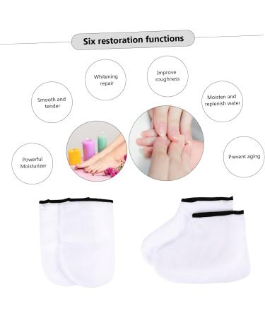 Couvre-pieds Paraffine Exfoliant 2 Paires Taille Unique Soin K rath rapie Hydratant Pied Spa Thermoth rapie Bain Cire - Buy Online on GoSupps.com