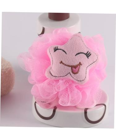 Angoily 5pcs Luffa Sponges Body Scrubber Puff Bath Scrubber for Body Bath Massager Loofah Shower Mesh Pouf Exfoliating Body Scrunchie Bath Ball Filter Loofah Sponge Bath Tub Massage Brush