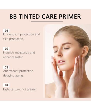 BB Tinted Moisturizer Spf 30 BB Tinted Care Primer with Brush BB Tinted Care Primer BB Cream Tinted Moisturizer Hydrates & Smooths Your Skin (Ivory-2 Pcs) - Buy Online on GoSupps.com