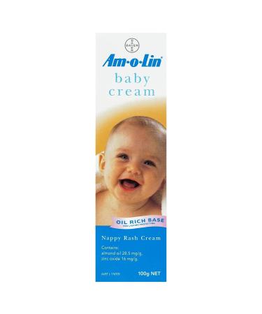 Am-o-Lin Nappy Rash Cream 100g - Soothing Relief for Baby's Skin - Buy Online on GoSupps.com