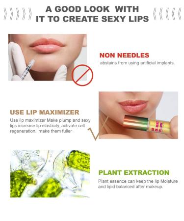 GL-TURELIFES Lip Plumper Gloss | Ginger Mint Balm for Extreme Volume & Hydration | Moisturizing Lip Enhancer for Smooth Full Lips - Buy Online on GoSupps.com