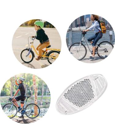 Anyuankw 10pcs Bicycle Spokes Reflectors - High Safety Cat Eye Reflectors & Warning Light for Bikes - White - Buy Online on GoSupps.com