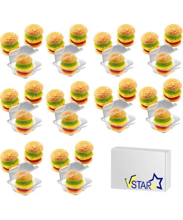 Party Burger Minis Candy - 30 x Individually Packed Multilayered Mini Burgers - Buy Online on GoSupps.com